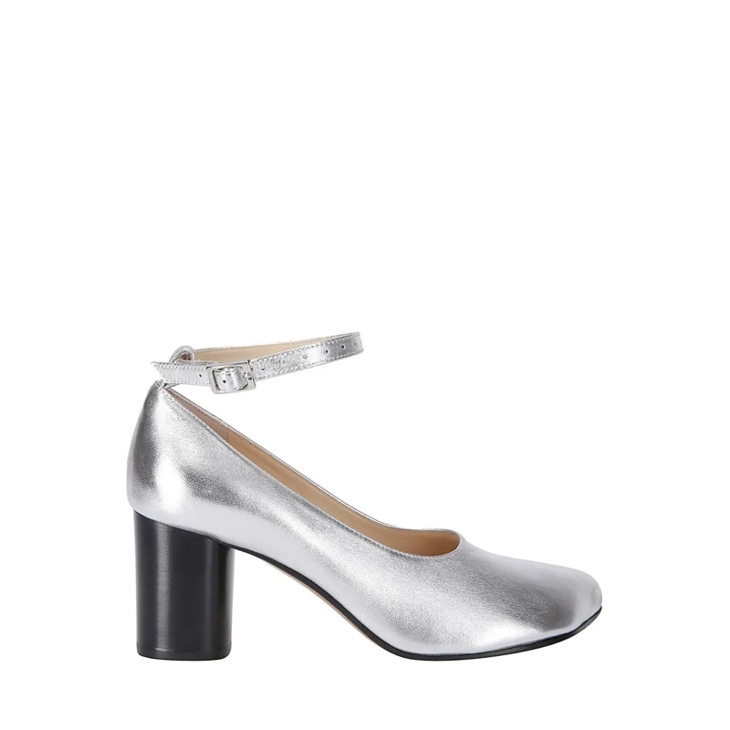 Niccolò Pasqualetti Escarpins Obliqua Block Heel Pumps Pink