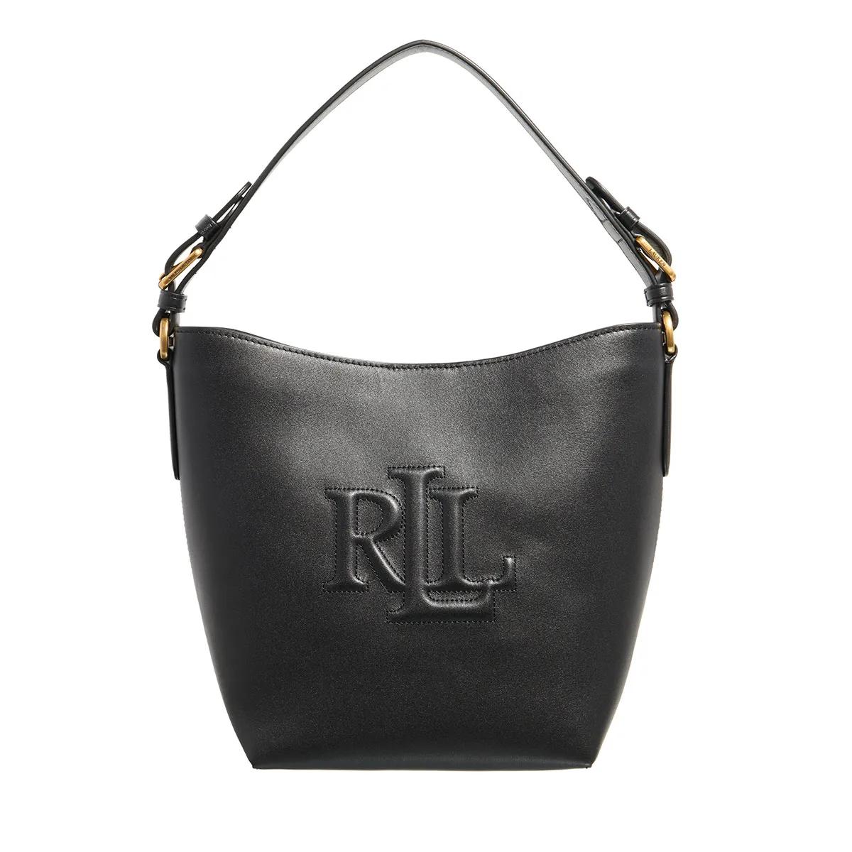 Lauren Ralph Lauren Witley Md Bk-Bucket Bag-Medium Black