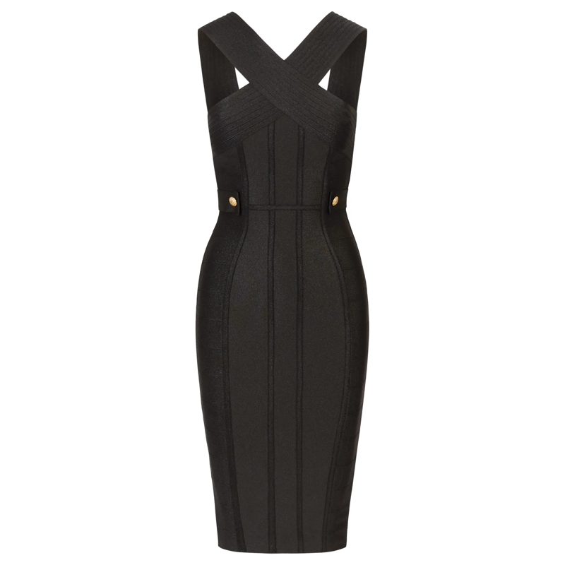 Kraimod Abendkleid Bandagekleid schwarz