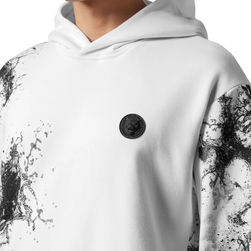 Plein Sport Top Hoodie weiss(Image 5)
