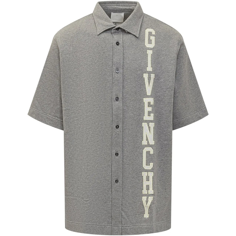 Givenchy Haut décontracté Camicia con Logo grau