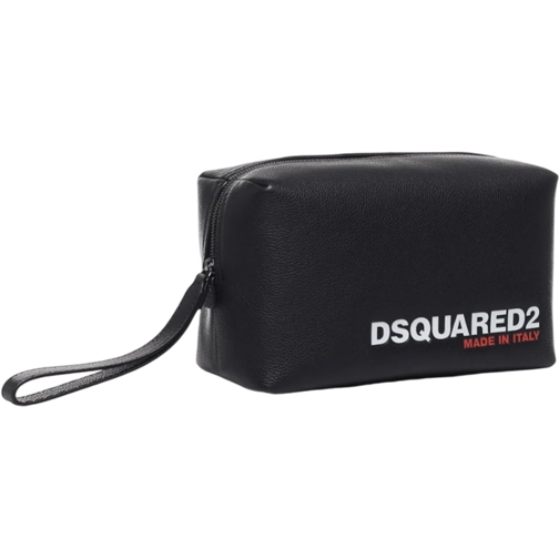 Dsquared2 Fourre-tout Beauty case nero in pelle schwarz (Image 2)