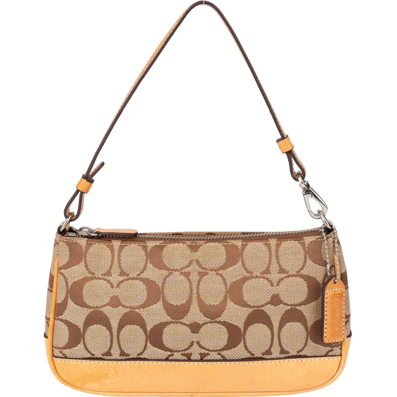 Coach Tote Coach Classic Signature Monogram Mini Handbag braun