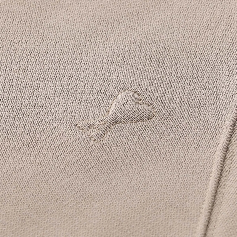 AMI Paris  Sweatshirt aus Baumwolle beige(Image 3)