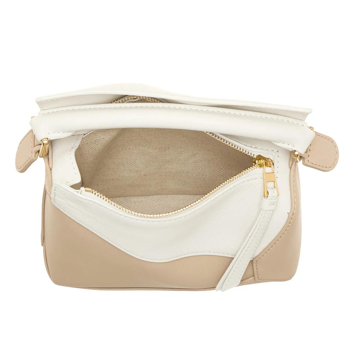 Loewe Crossbody bags Puzzle Edge Mini in beige