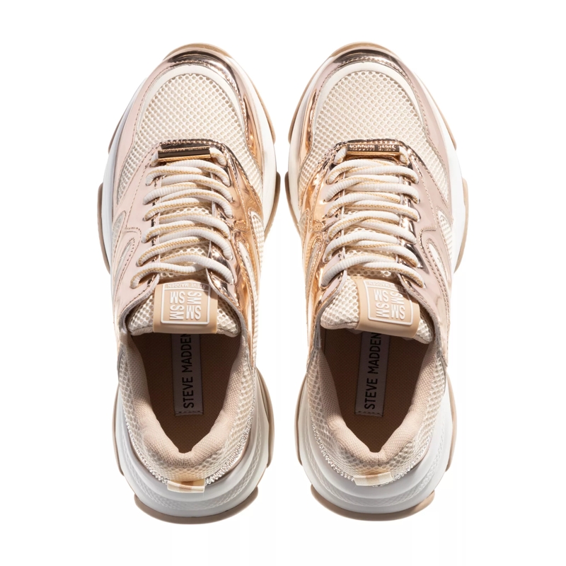 Steve Madden Sneaker basse Medallist 2 Cream Rose Gold(Image 4)