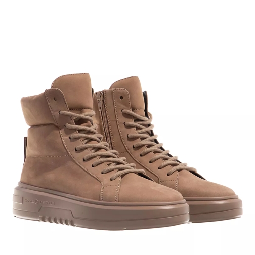 Kennel & Schmenger Turn Sneakers Leather Camel Scam High-Top Sneaker