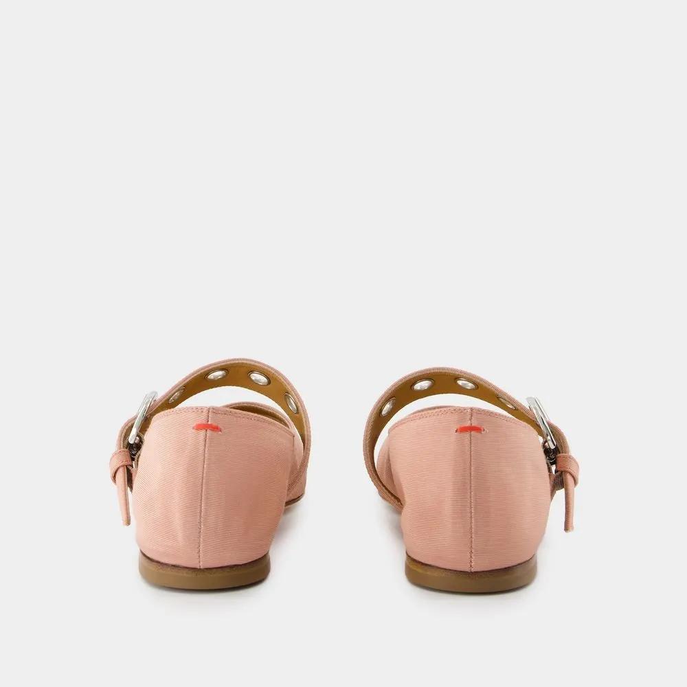 Aeydē Uma Eyelet Ballerinas Silk Pink in roze