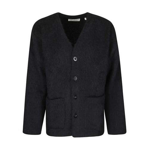 Our Legacy Strickjacke Mohair Blend Cardigan Black