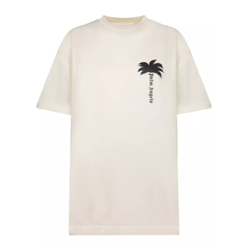 Palm Angels Cotton T-Shirt Neutrals 