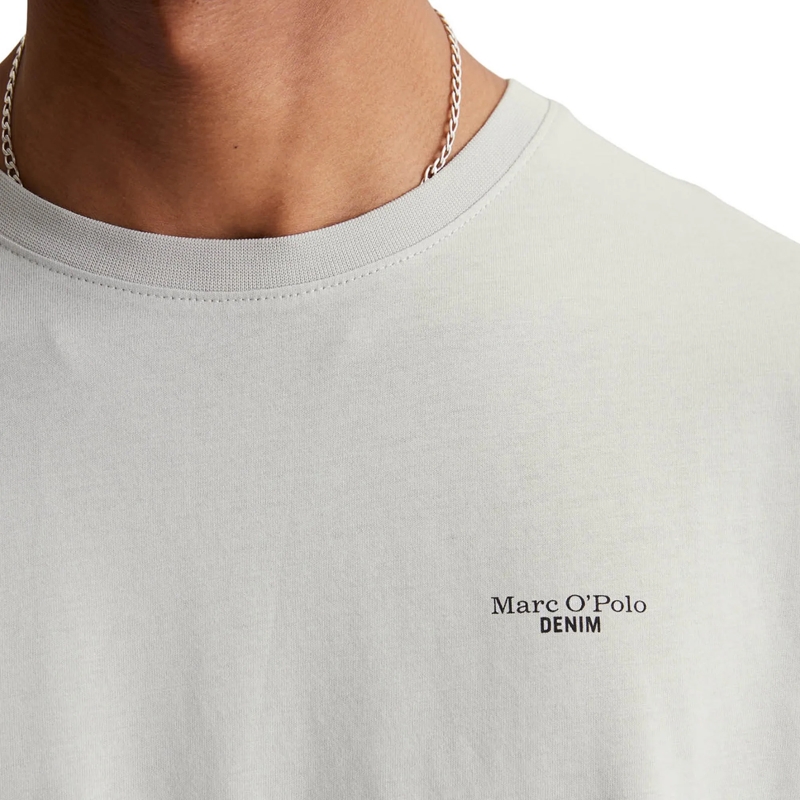 Marc O´Polo Hemd T-Shirt, SSL, Logo Print, Reg F 1er Pack grau(Image 4)