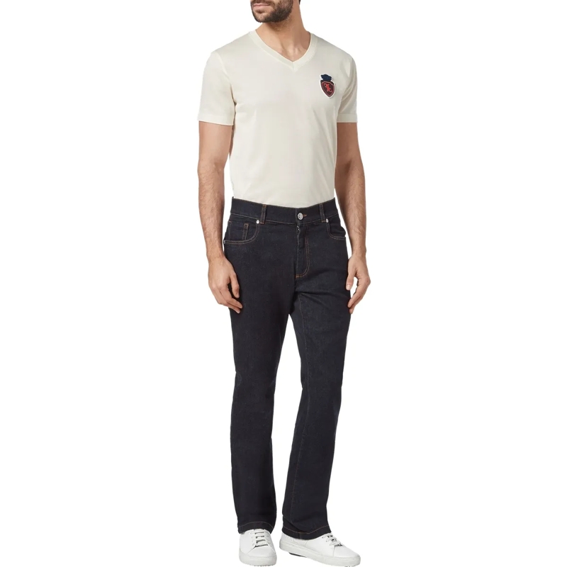 BILLIONAIRE Jeans mit geradem Bein Jeans Regular Fit Palms dunkel-blau(Image 3)