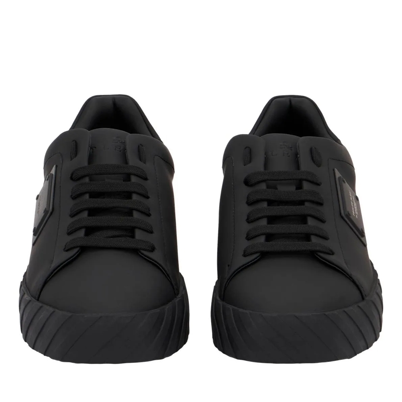 Philipp Plein Low-Top-Sneaker Lo-Top Turnschuhe Placca schwarz(Image 4)