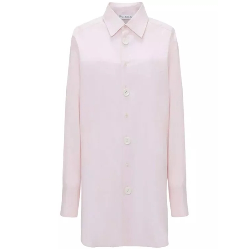 J.W.Anderson Oversized Pink Shirt White 