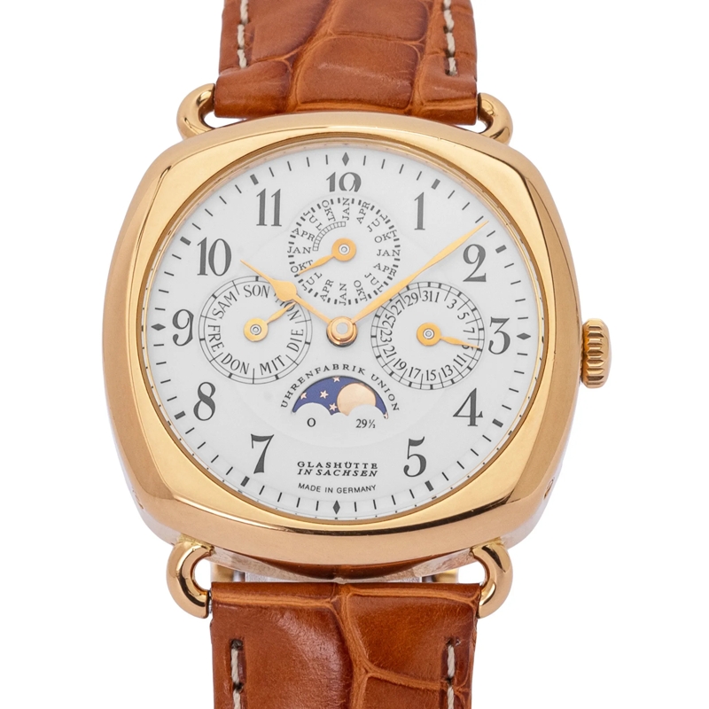 Union Glashütte Automatisch Horloge Dürrstein Weiß