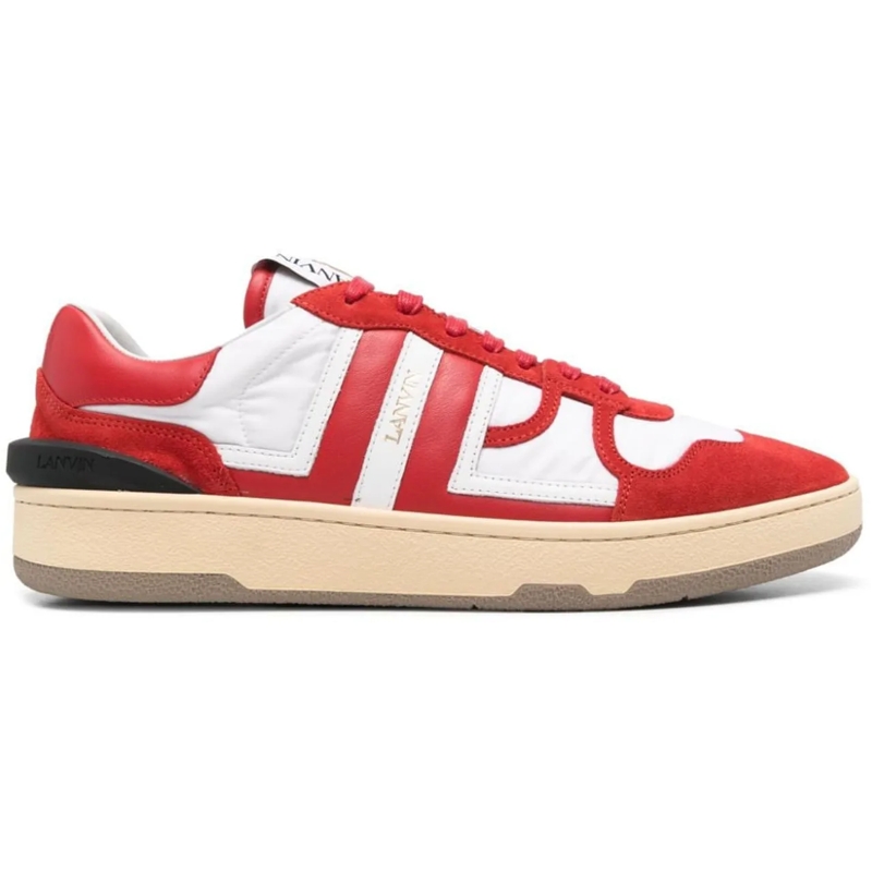 Lanvin Low-Top-Sneaker Sneakers Redwhite rot
