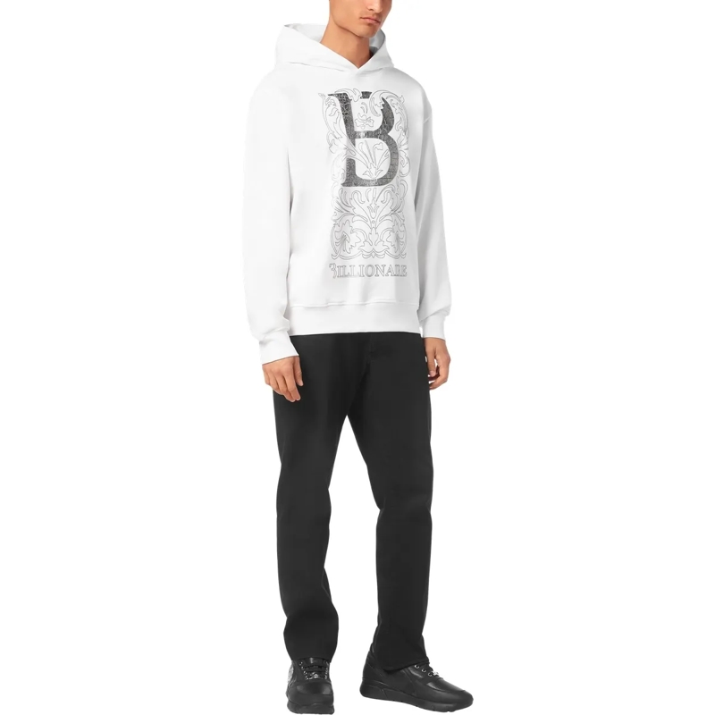 BILLIONAIRE Top Hoodie weiss(Image 3)