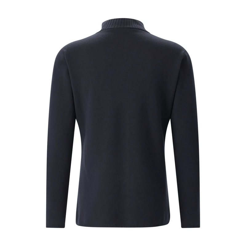 Maurizio Baldassari Strickjacke Strickjacke aus Baumwollmix blau(Image 3)