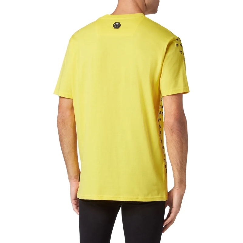 Philipp Plein T-Shirt T-Shirt Skull&Bones gelb(Image 2)