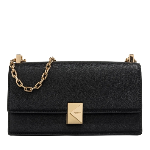 Kate Spade New York Crossbody Bag Deco Mini Flap Chain Crossbody Black