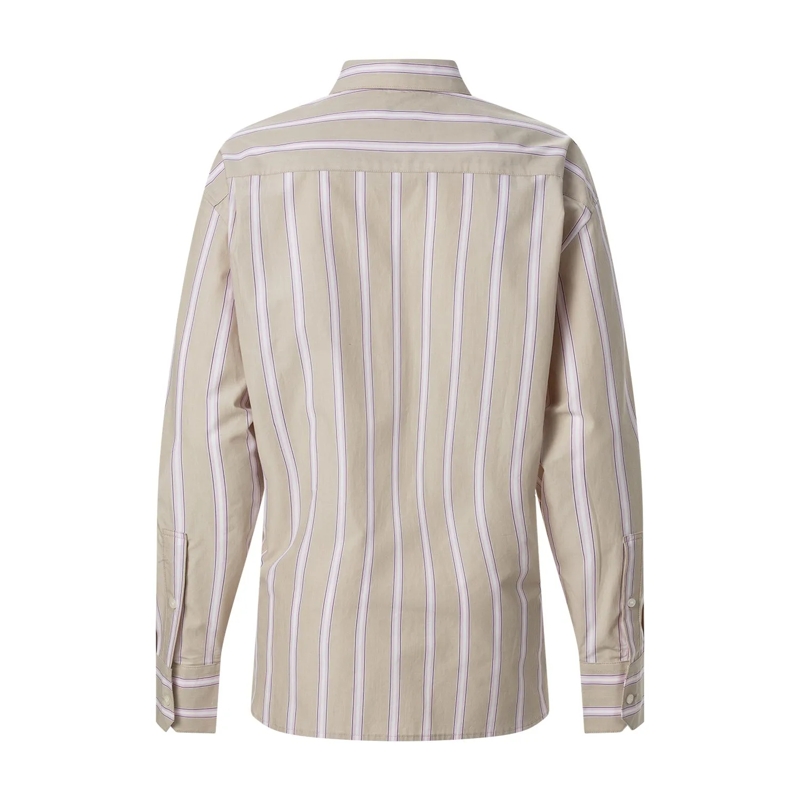 Lacoste Bluse Gestreifte Hemdbluse mehrfarbig(Image 2)