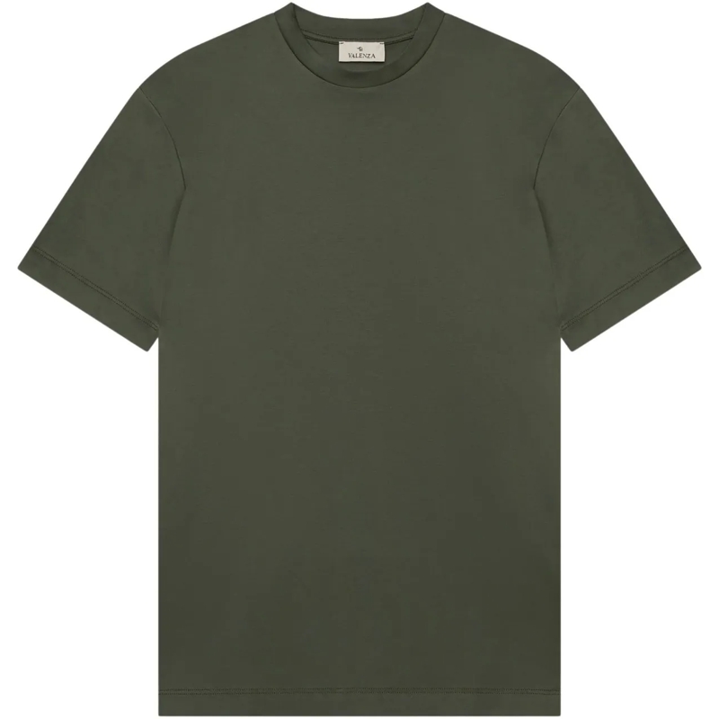 VALENZA T-shirt Valenza Interlock Supima T-shirts Groen 1001 grün