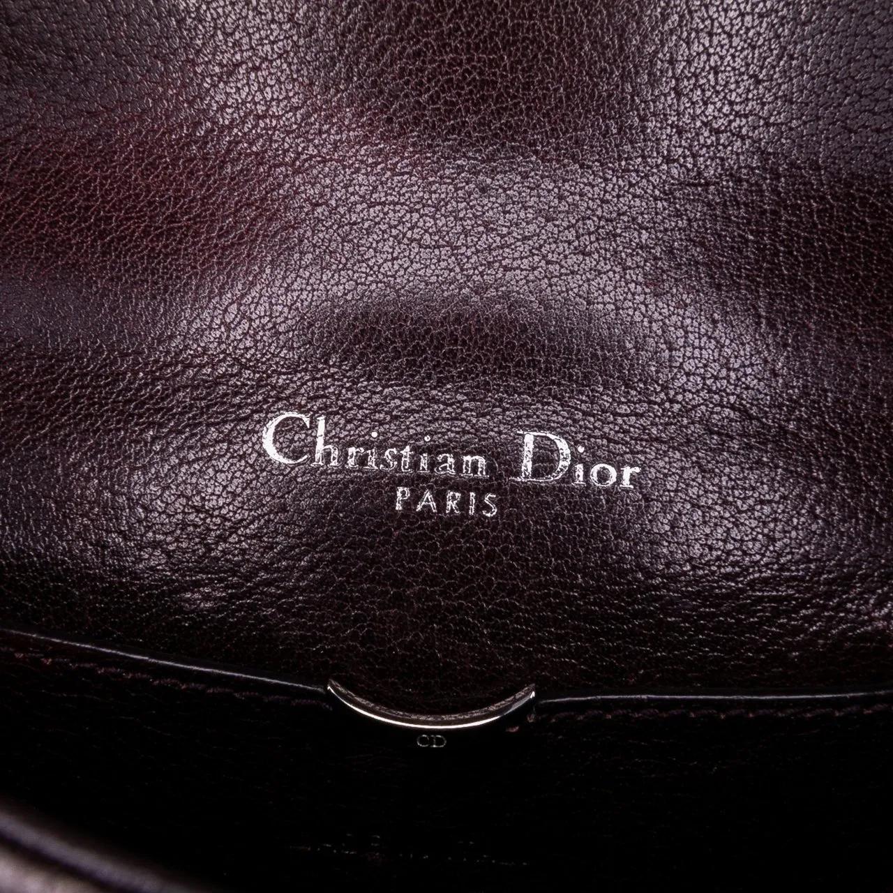 Thumbnail - Christian Dior Hobo Bags - Mini Grained Calfskin Diorama Flap - Gr. unisize - in Braun - für Damen