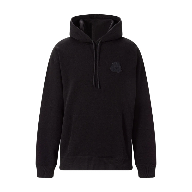 Lacoste  Hoodie aus Baumwoll-Mix schwarz