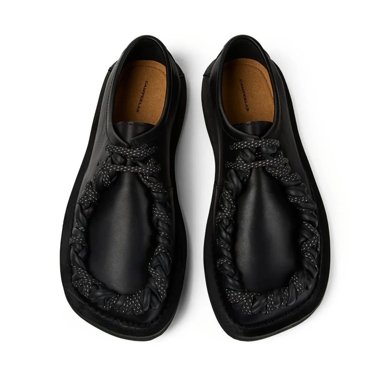 Camperlab Schnürschuhe Mokassins Eki schwarz(Image 4)