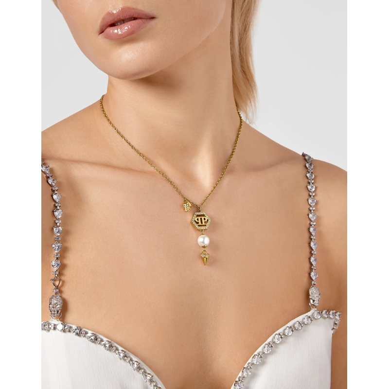 Philipp Plein Mittellange Halskette Halskette Rhapsody gold(Image 4)