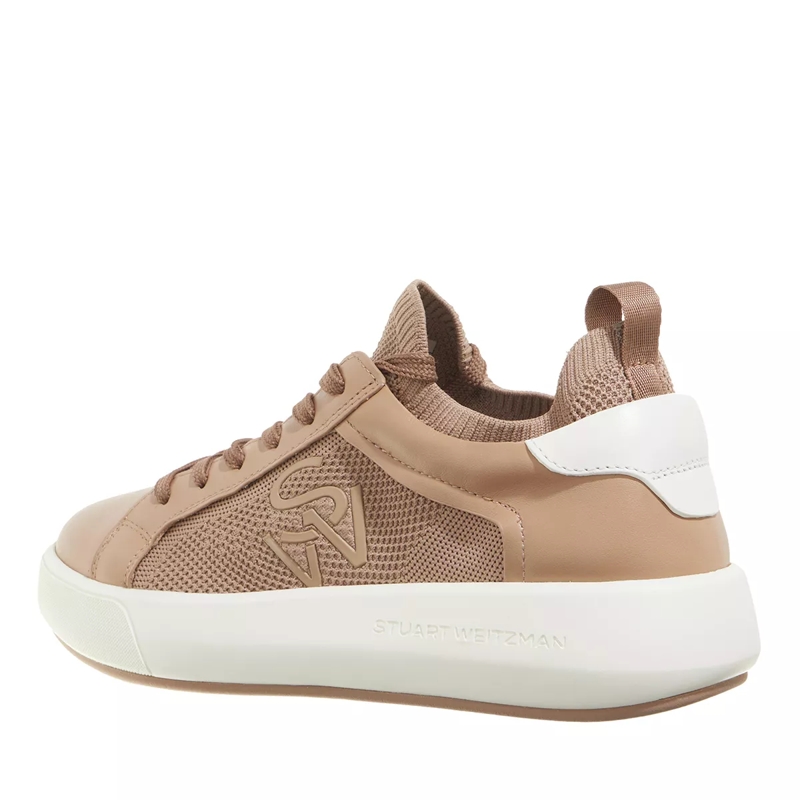 Stuart Weitzman Low-Top-Sneaker 5050 PRO Tobacco/Off White(Image 2)