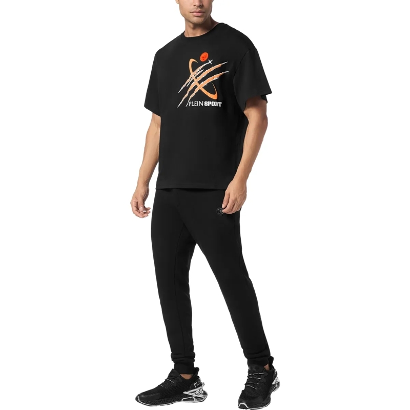 Plein Sport T-Shirt T-Shirt Rundhalsausschnitt Ss Scratch schwarz(Image 4)