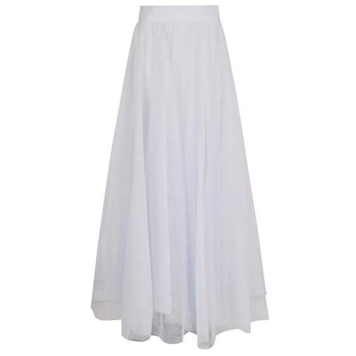 Zimmermann Mini-Röcke Light Blue Tulle Maxi Skirt Blue