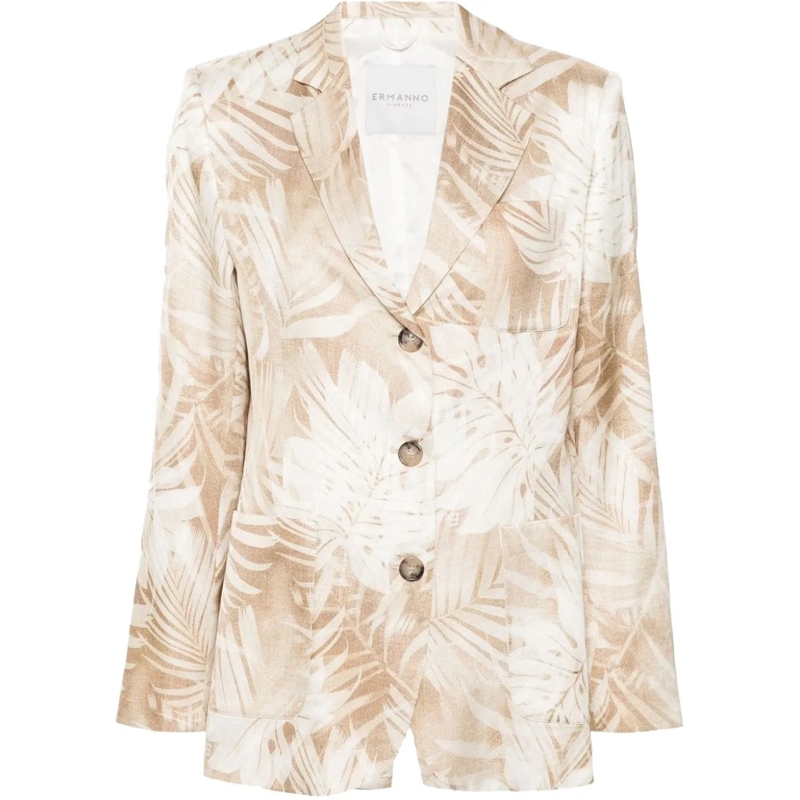 Ermanno Firenze Veste de transition Jacket Beige beige