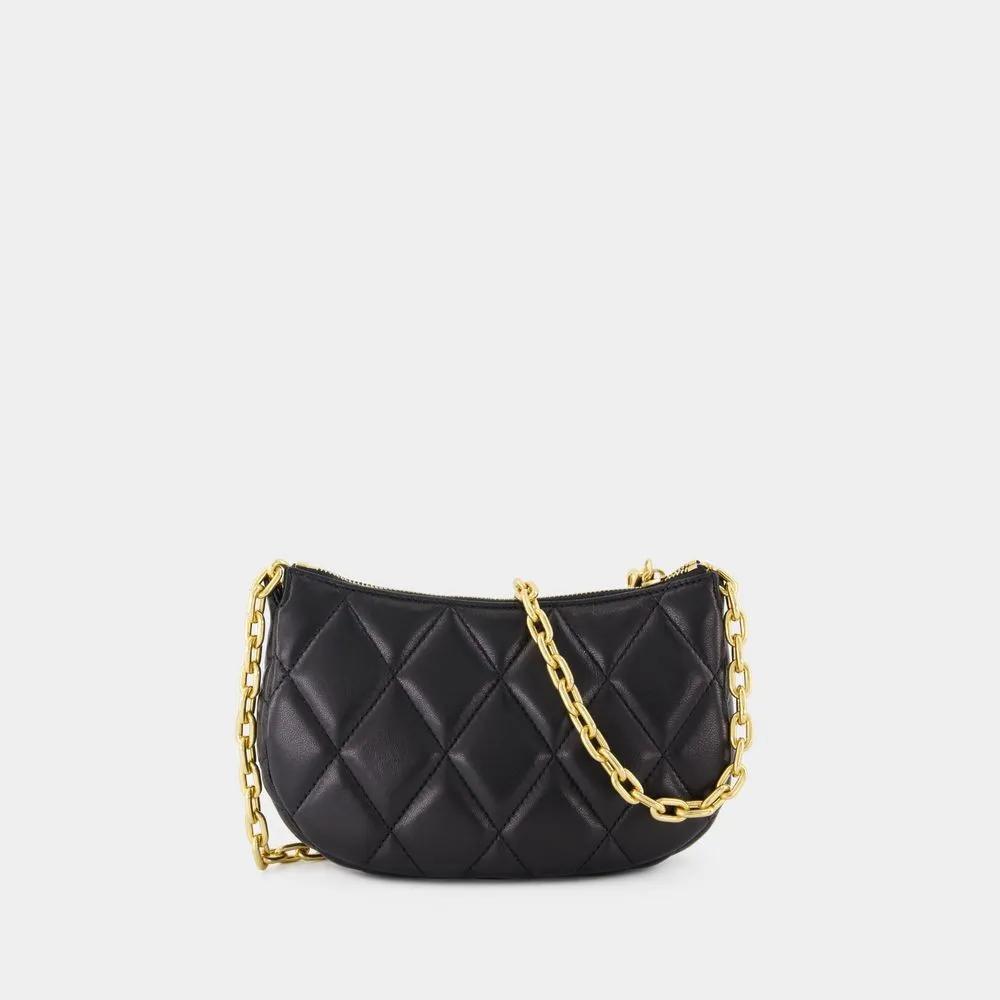 Burberry Gewatteerde leren Rocking Pouch in zwart Black Dames