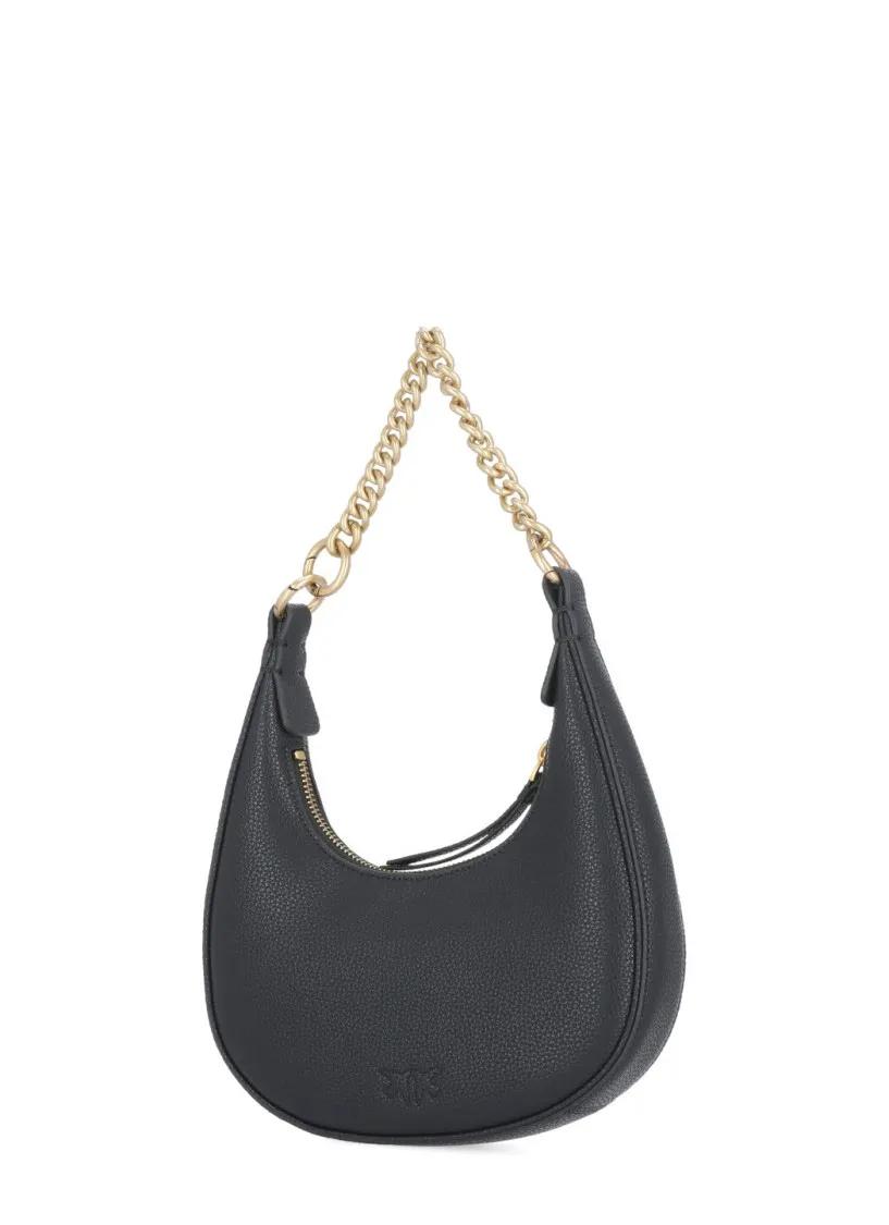 pinko Crossbody bags Brioche Hobo Mini Bag in zwart