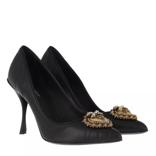 Dolce&Gabbana Devotion Pumps Leather Black High Heel