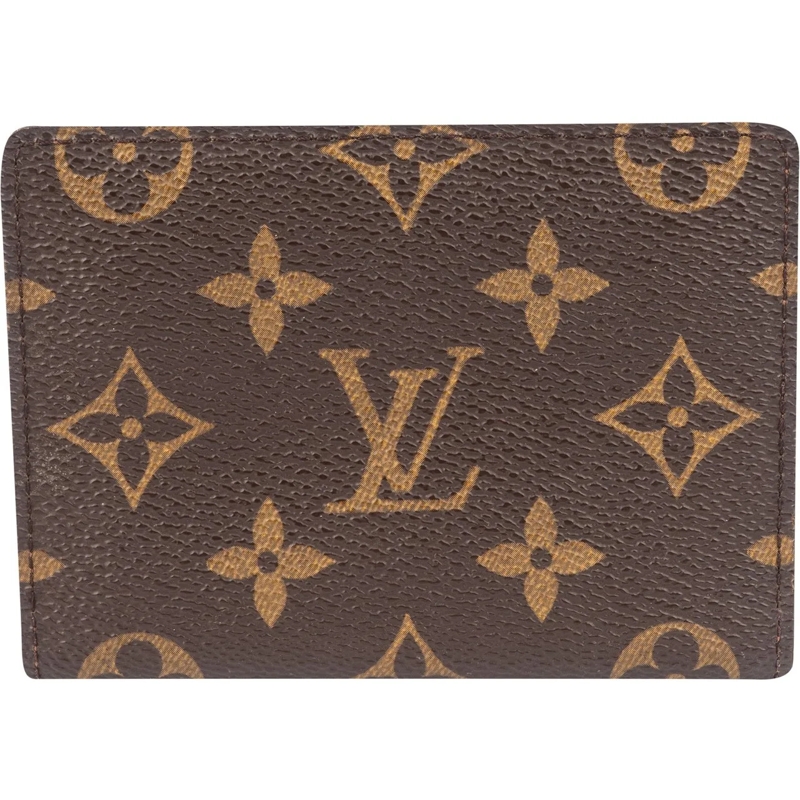 Louis Vuitton Geldbörse Louis Vuitton Canvas Monogram Cardholder braun