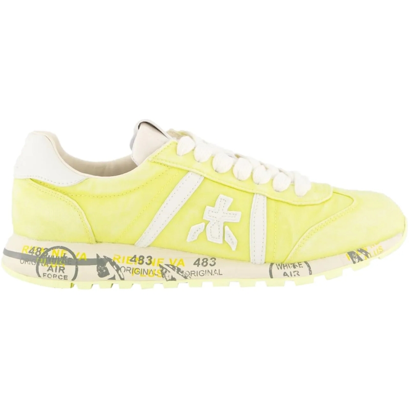 Premiata Low-Top-Sneaker Dames Lucyd Sneaker Geel none