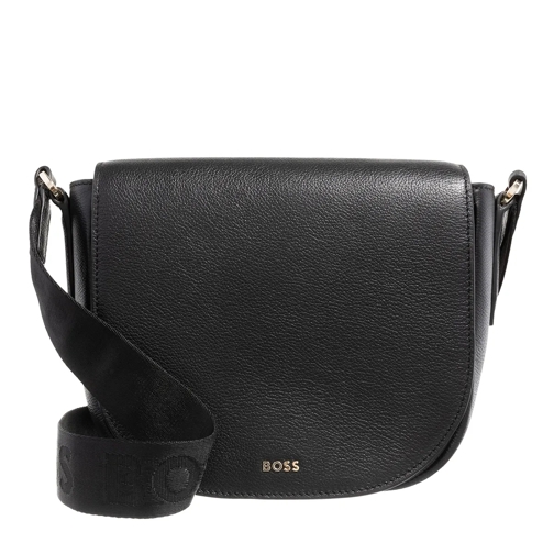 Boss Alyce Flap Crossbody Black Crossbody Bag