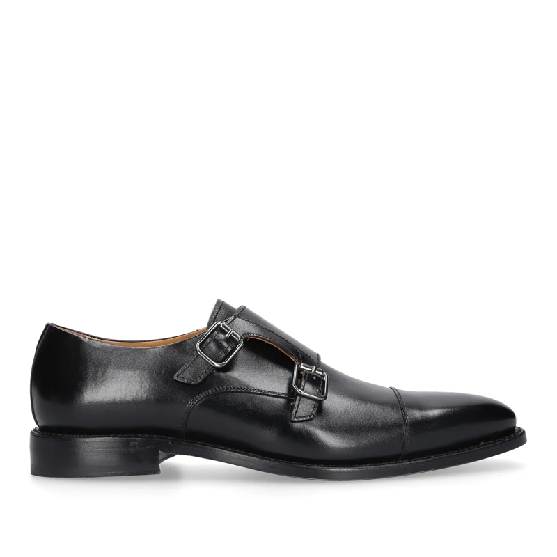 Henry Stevens Monkstraps Schnallenschuh Liam CDM schwarz