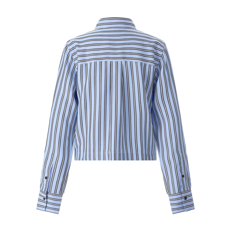 Closed Bluse Gestreifte Hemdbluse blau(Image 2)