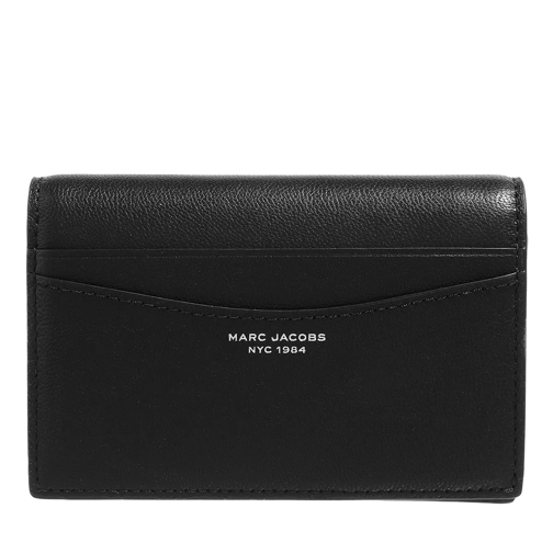Marc Jacobs Goatskin Wallet  Black Bi-Fold Portemonnaie