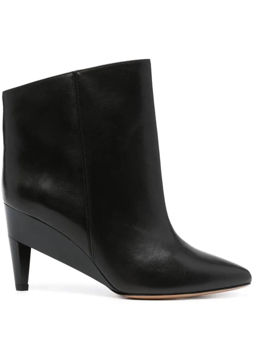 Thumbnail - Isabel Marant Stiefel - Dylvee 80Mm Pointed-Toe Boots - Gr. 37 (EU) - in Schwarz - für Damen