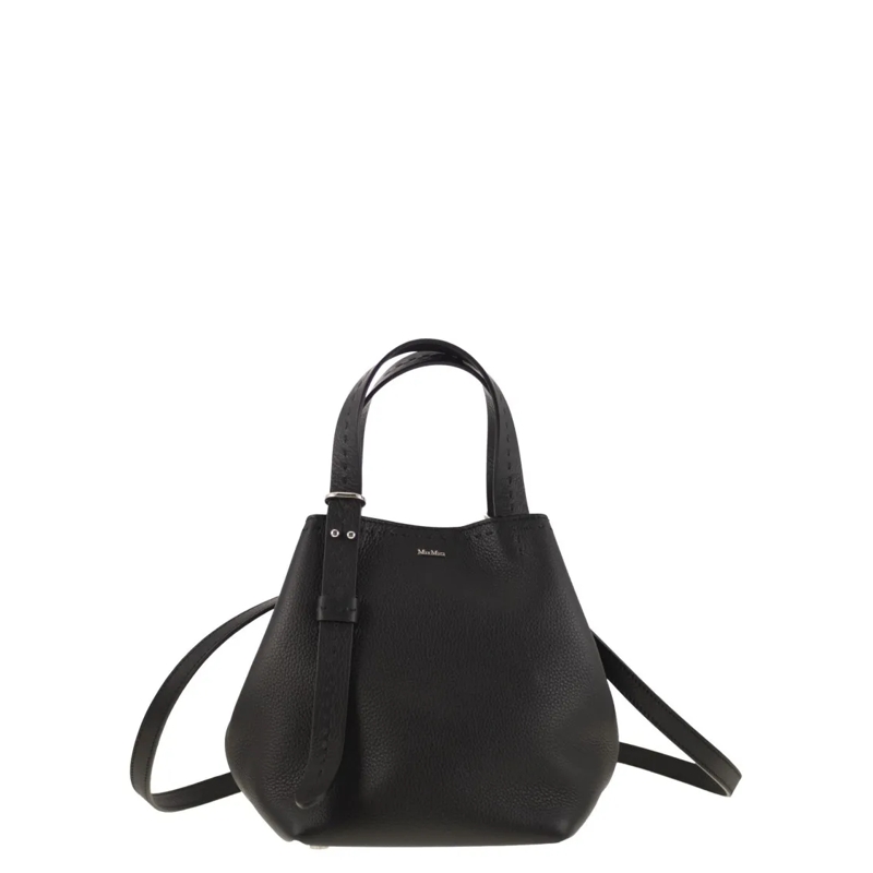 Max Mara Schoudertas Archetipo7xsv2 - Archetipo Extra Small Leather Bag Schwarz