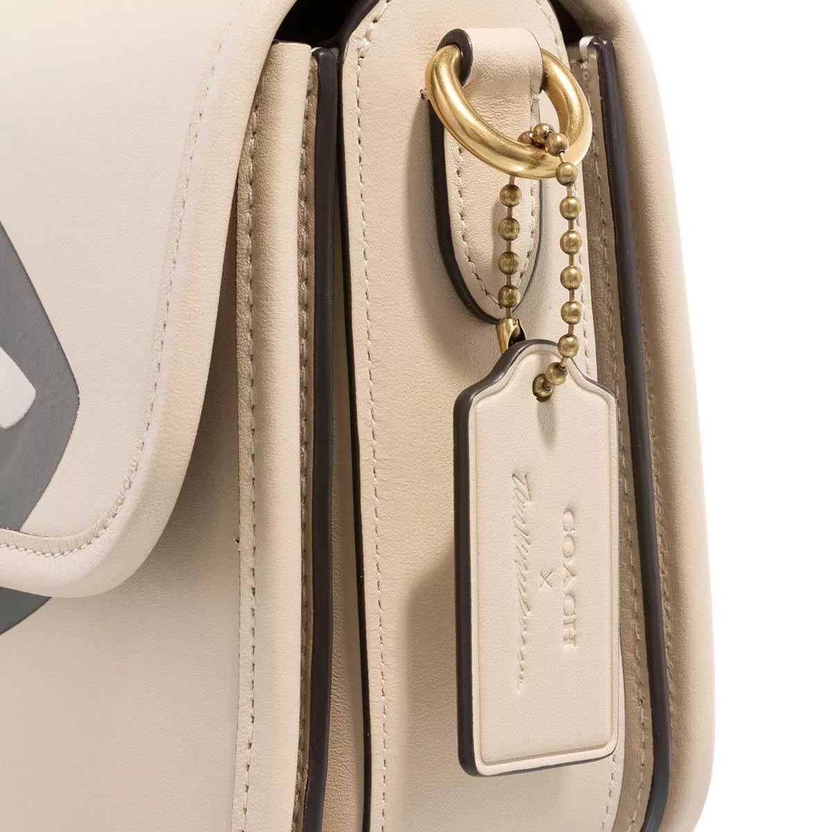Coach Satchels X Tom Wesselmann B And W Lips Rogue Top Hand in crème