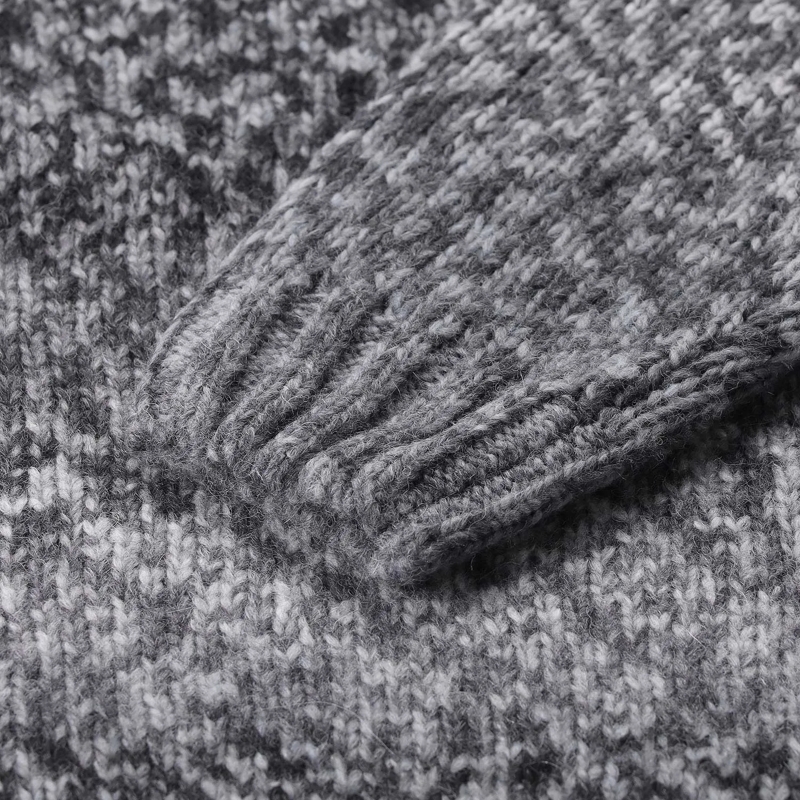 Dondup Pullover Rundhalspullover aus Woll-Mix grau(Image 3)