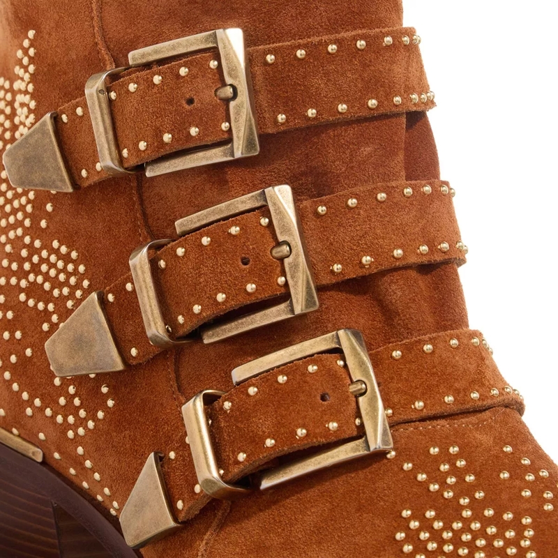 Chloé Stiefeletten Ankle Boots Susan Ochre(Image 3)