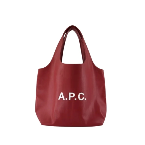 A.P.C. Tote Tote Ninon - Pvc - Red Burgundy