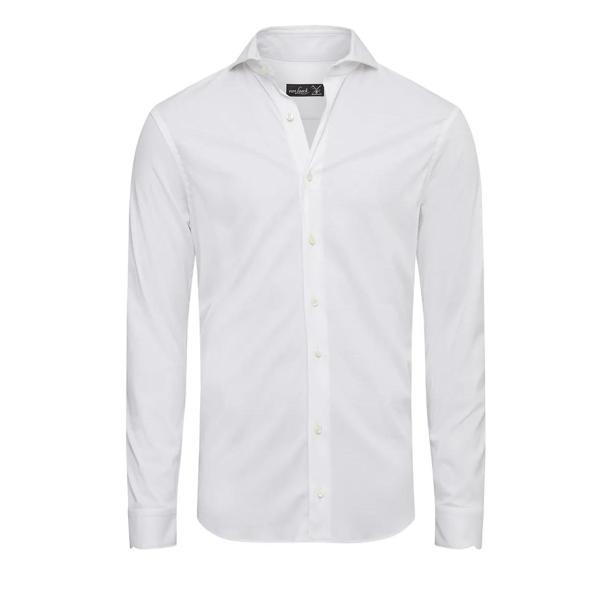 VAN LAACK Hemd Slim Fit Uni weiss | Hemd